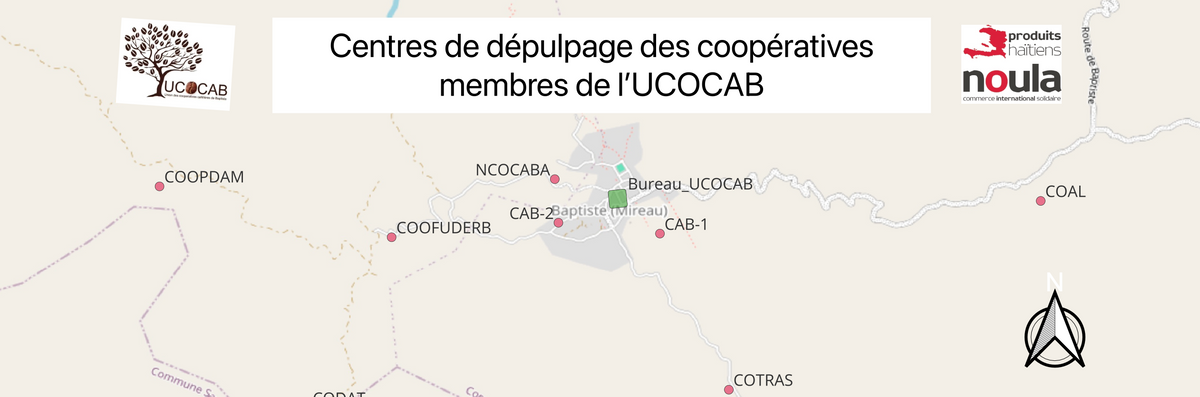 Cartographie des réseaux caféiers d'Haïti
